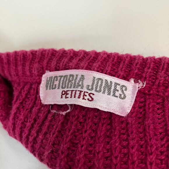 Oversize Red Sweater Vest Size Large Petite EUC - Picture 3 of 3